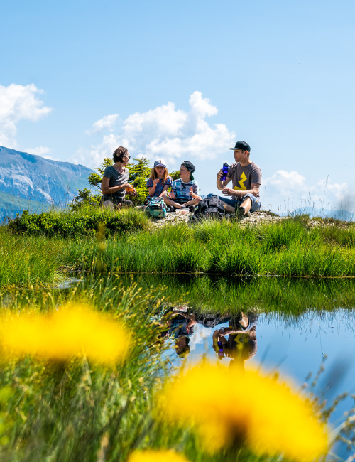 Familie in Flims Laax